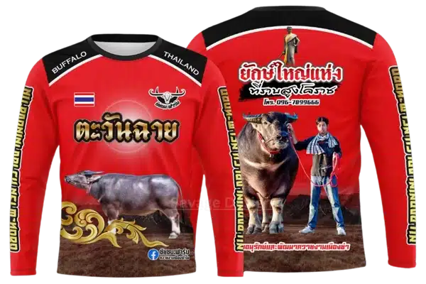 เสื้อพิมพ์ลายฟาร์มตะวันฉาย