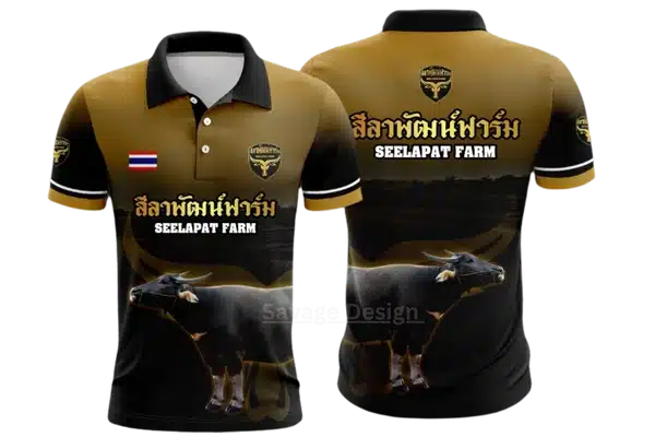 เสื้อพิมพ์ลายสีลาพัฒน์ฟาร์ม