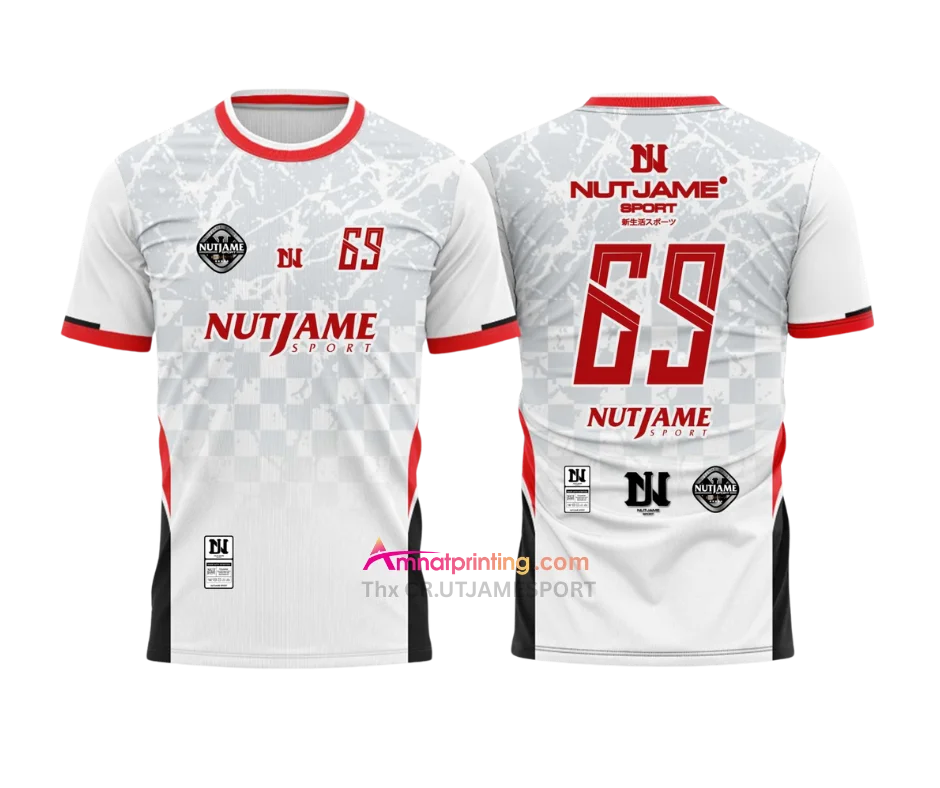 ชุดเสื้อกีฬาพิมพ์ลาย