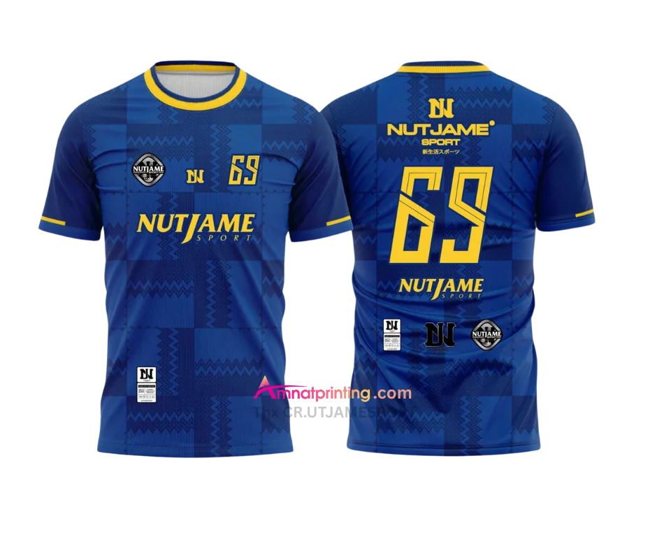 ชุดเสื้อกีฬาพิมพ์ลาย