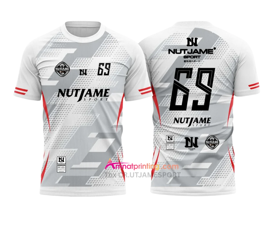 ชุดเสื้อกีฬาพิมพ์ลาย