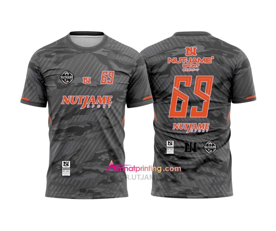 ชุดเสื้อกีฬาพิมพ์ลาย