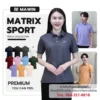 MAWIN เสื้อโปโลพิมพ์ลาย MATRIX SPORT ใส่ได้ทั้งหญิง ชาย