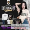 MAWIN เสื้อกีฬาแฟชั่นพิมพ์ลาย Lamoon Bear ใส่ได้ทั้งหญิง ชาย