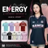 MAWIN เสื้อกีฬาคอปก ENERGY ใส่ได้ทั้งหญิง ชาย
