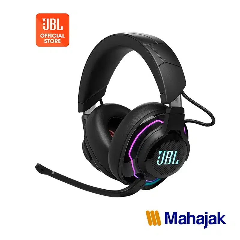 JBL Quantum 910 หูฟังเกมมิ่งไร้สายเสียงรอบทิศทาง 360 องศา มาพร้อมกับระบบ Head Tracking JBL Quantum 910 หูฟังเกมมิ่งไร้สายเสียงรอบทิศทาง 360 องศา มาพร้อมกับระบบ Head Tracking