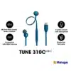JBL Tune 310 UBS-C หูฟังอินเอียร์น้ำหนักเบา ไดรเวอร์ไดนามิกขนาด 9 มม ใช้งานได้ง่ายผ่านสาย USB-C