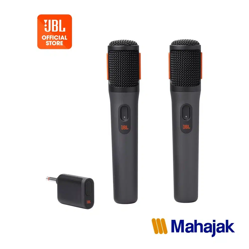JBL Partybox wireless microphone ไมโครโฟนคู่ไร้สาย เสียงใสคมชัด ใช้งานง่าย ใช้งานได้สูงสุด 20 ชั่วโมง JBL Partybox wireless microphone ไมโครโฟนคู่ไร้สาย เสียงใสคมชัด ใช้งานง่าย ใช้งานได้สูงสุด 20 ชั่วโมง