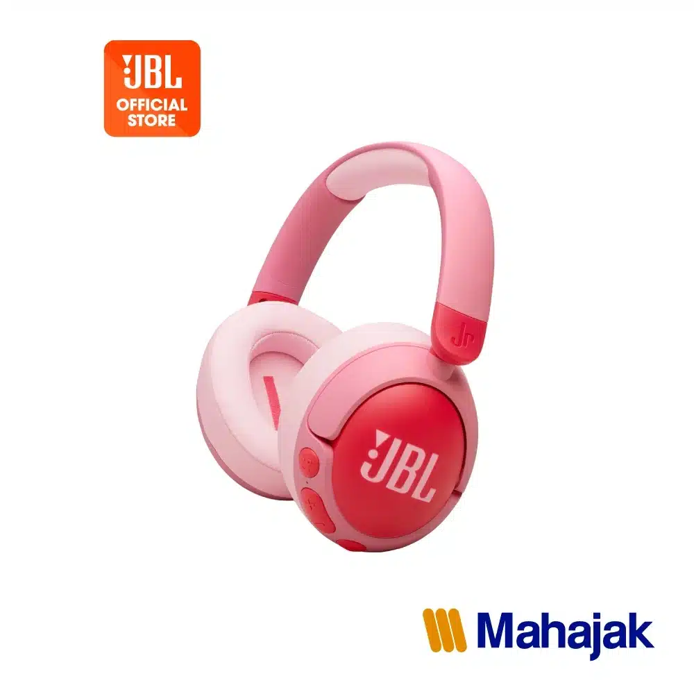 JBL JR470NC หูฟังบลูทูธ แบบครอบหูสำหรับเด็ก ใส่สบาย ปลอดภัยด้วยระบบจำกัดเสียงไม่เกิน 85 dB JBL JR470NC หูฟังบลูทูธ แบบครอบหูสำหรับเด็ก ใส่สบาย ปลอดภัยด้วยระบบจำกัดเสียงไม่เกิน 85 dB