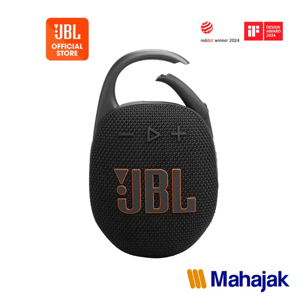 JBL CLIP 5 ลำโพง Bluetooth แบบพกพา เสียงเบสแน่นคมชัด JBL CLIP 5 ลำโพง Bluetooth แบบพกพา เสียงเบสแน่นคมชัด